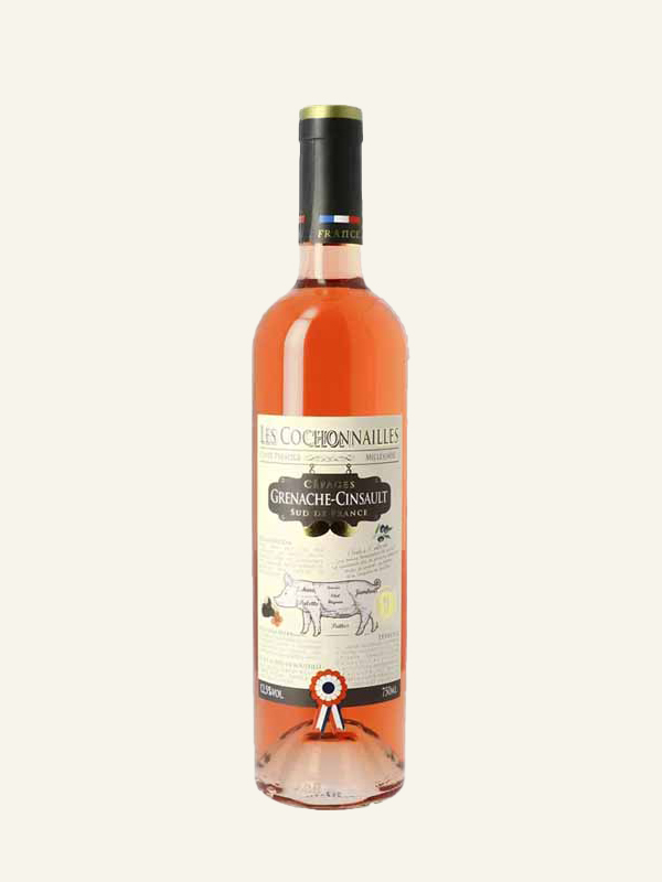 Rượu Vang Pháp Les Cochonailes Grenache Cinsault Rose